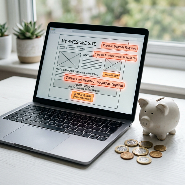 ภาพประกอบบทความเกี่ยวกับการสร้างเว็บไซต์ฟรี