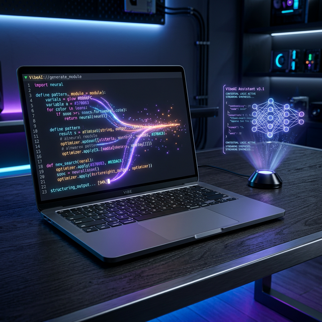 ภาพประกอบบทความเกี่ยวกับ Vibe Coding และ AI Coding