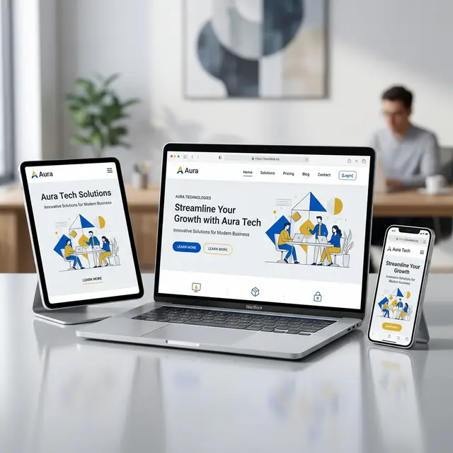 Responsive Website Design on Multiple Devices